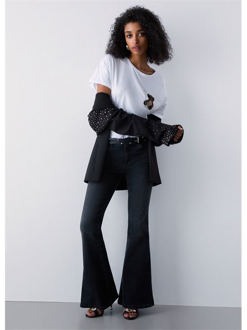 T-shirt woman white LIU JO | WA6414JS923/P9430